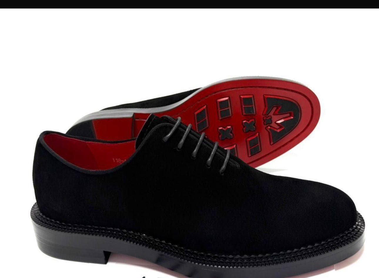 Noir Suede Oxford