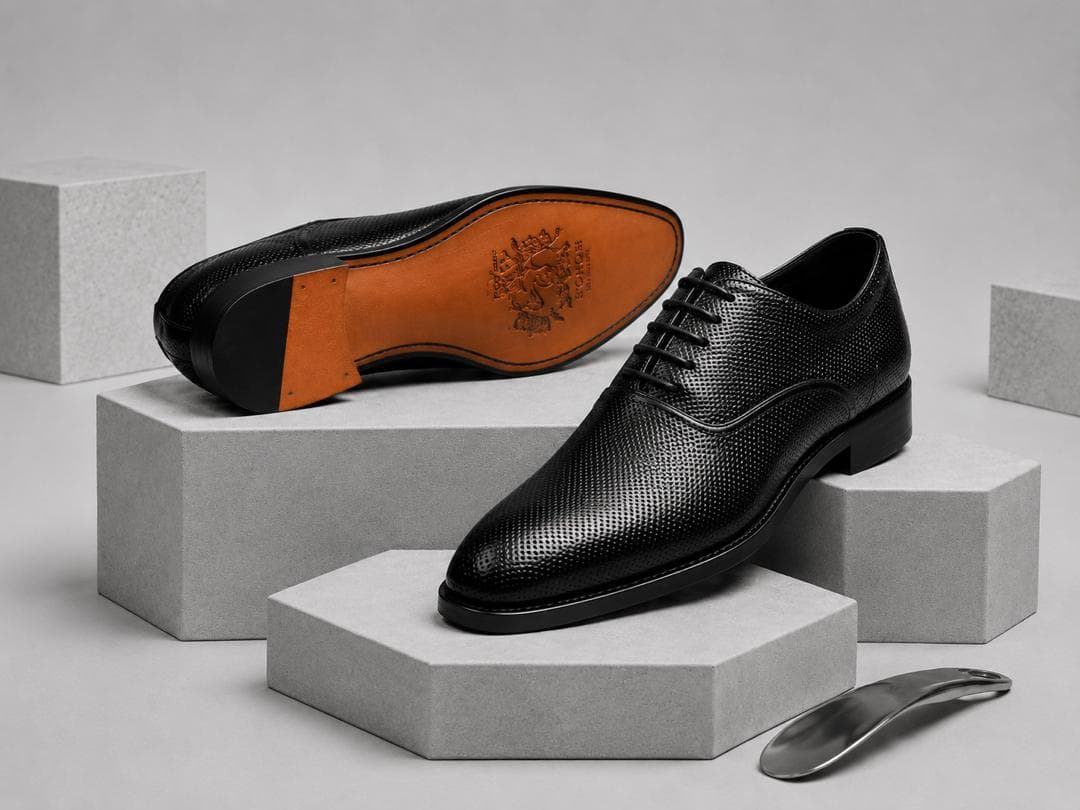 Noir Pebbled Derby