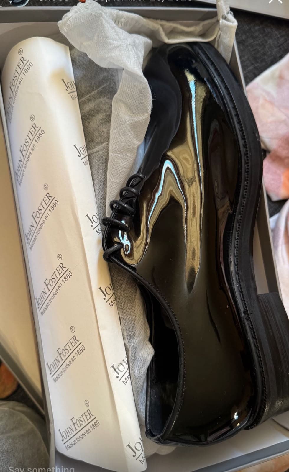 Signature Patent Oxford real life photo