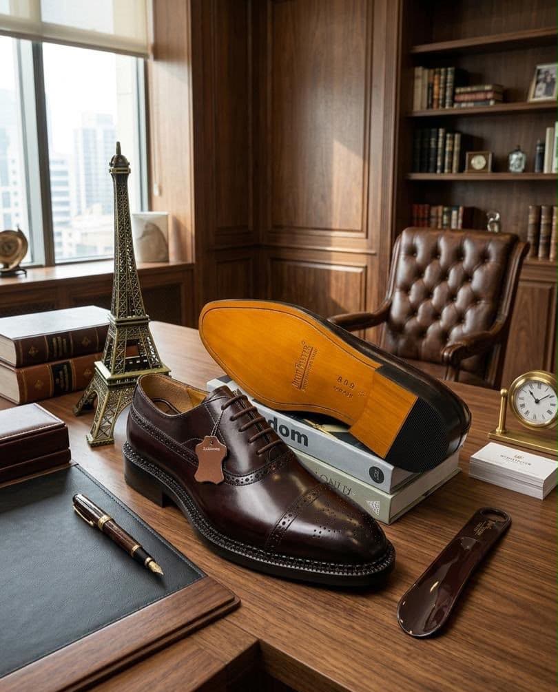 Oxblood Cap-Toe Brogue Oxford