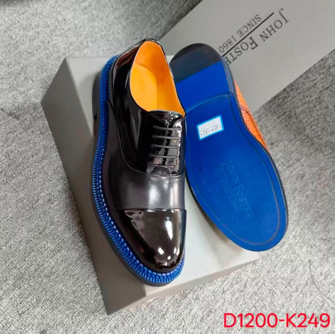 Black Patent Cap-Toe Oxford